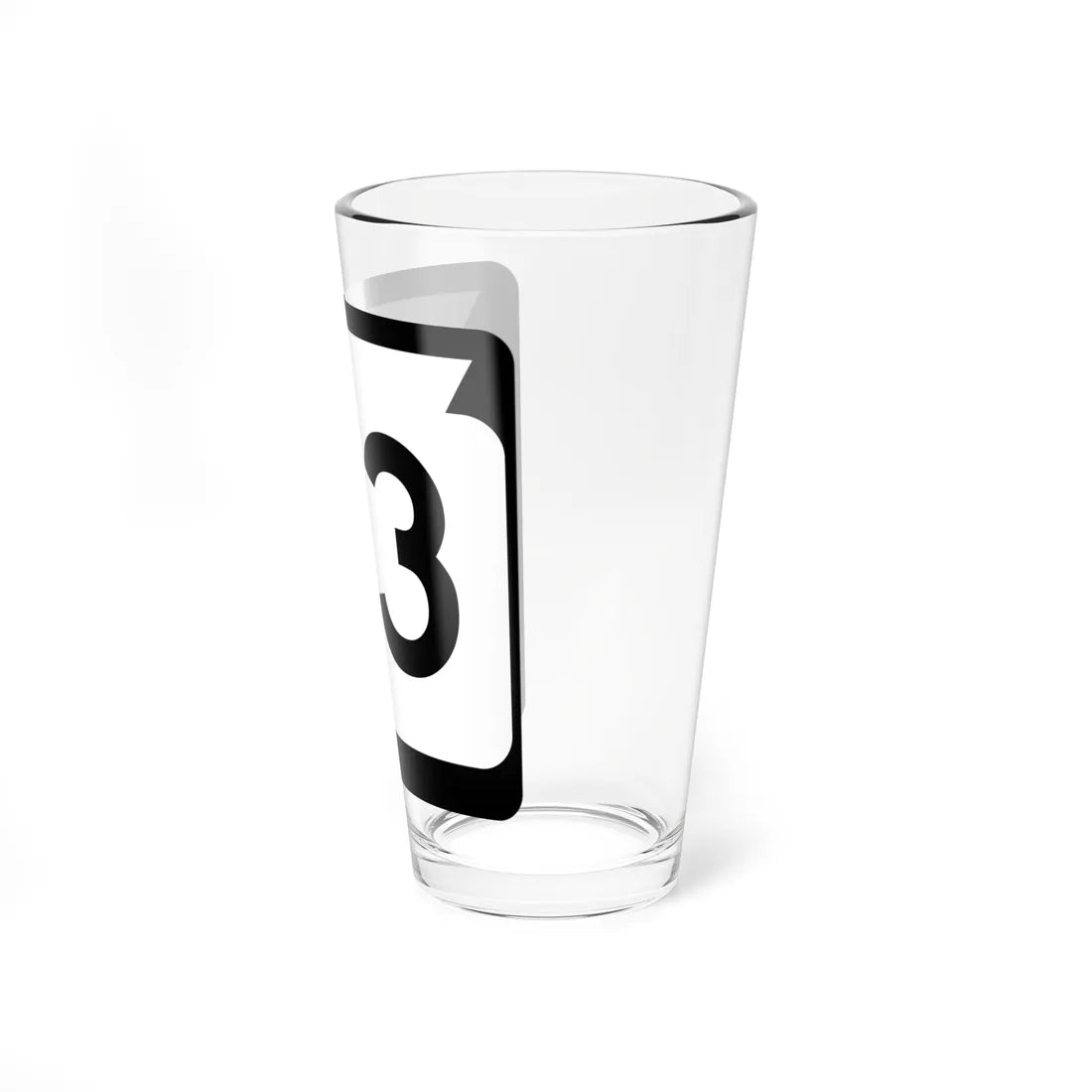 WIS 93 (Wisconsin) (Road Sign) Pint Glass 16oz - Go Mug Yourself