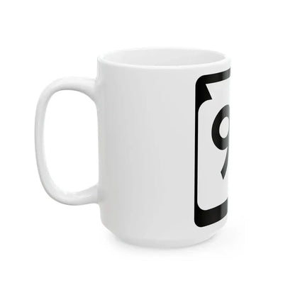 WIS 93 (Wisconsin) (Road Sign) White Coffee Mug - Go Mug Yourself