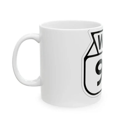 WIS 94 1949 (Wisconsin) (Road Sign) White Coffee Mug - Go Mug Yourself
