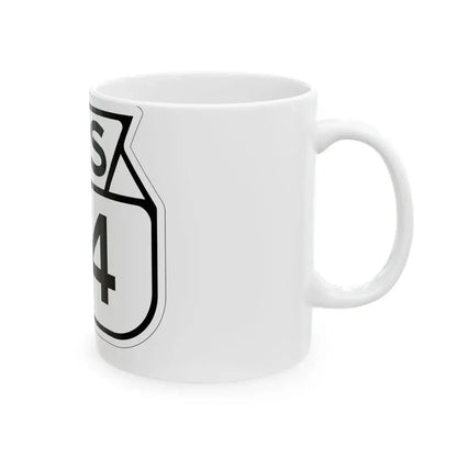 WIS 94 1949 (Wisconsin) (Road Sign) White Coffee Mug - Go Mug Yourself