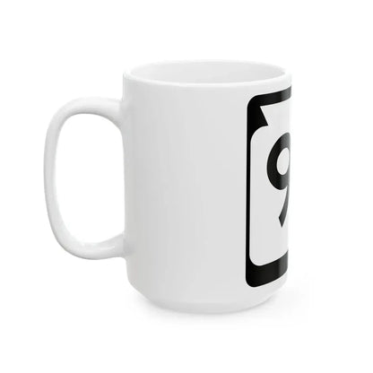 WIS 95 (Wisconsin) (Road Sign) White Coffee Mug - Go Mug Yourself