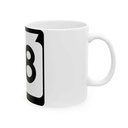 WIS 98 (Wisconsin) (Road Sign) White Coffee Mug - Go Mug Yourself