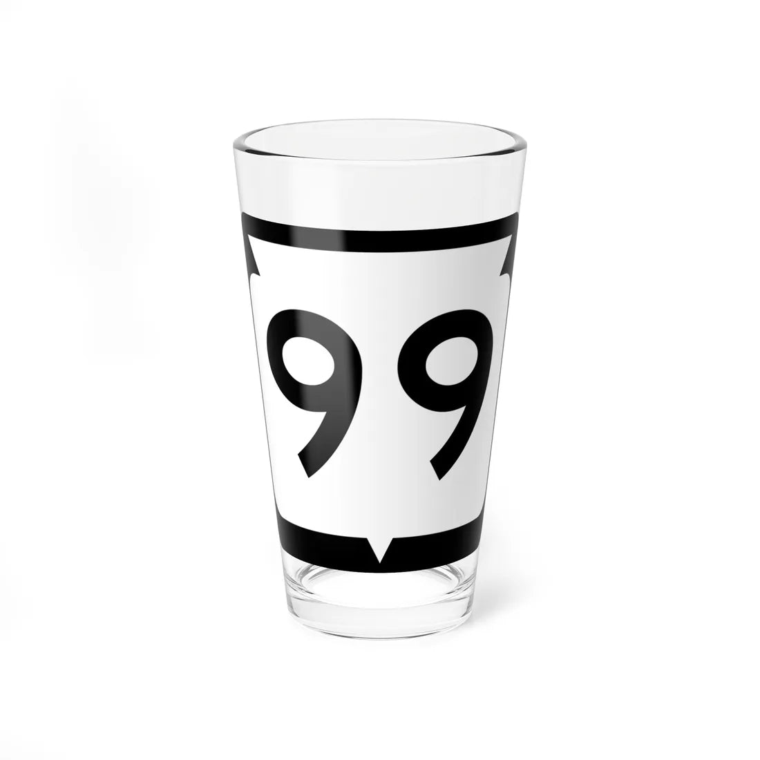 WIS 99 (Wisconsin) (Road Sign) Pint Glss 16oz 16oz - Go Mug Yourself
