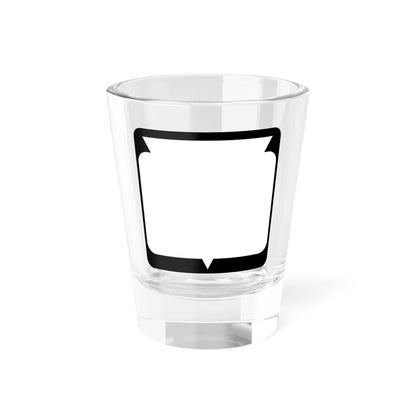 WIS blank (Wisconsin) (Road Sign) Shot Glass 1.5oz 1.5oz - Go Mug Yourself