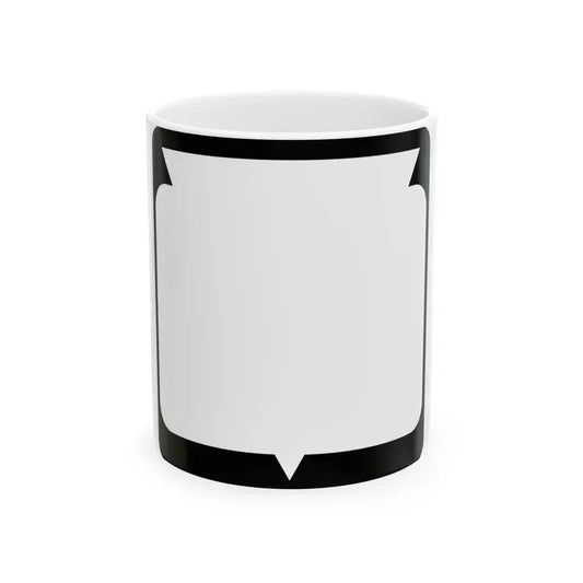 WIS blank (Wisconsin) (Road Sign) White Coffee Mug 11oz - Go Mug Yourself