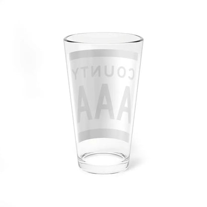 WIS County AAA (Wisconsin) (Road Sign) Pint Glass 16oz - Go Mug Yourself