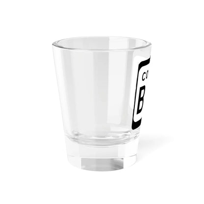 WIS County BBB (Wisconsin) (Road Sign) Shot Glass 1.5oz - Go Mug Yourself