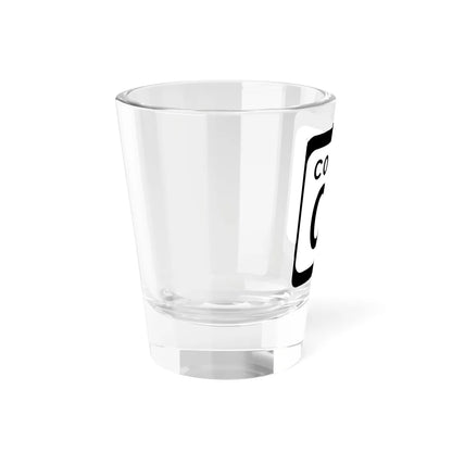 WIS County CA (Wisconsin) (Road Sign) Shot Glass 1.5oz - Go Mug Yourself