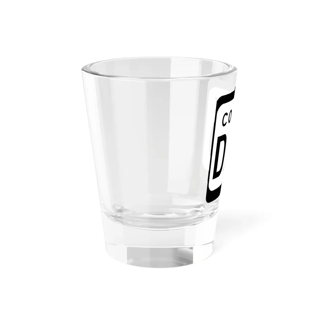 WIS County DDD (Wisconsin) (Road Sign) Shot Glass 1.5oz - Go Mug Yourself