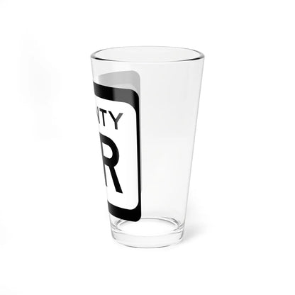 WIS County DR (Wisconsin) (Road Sign) Pint Glss 16oz - Go Mug Yourself