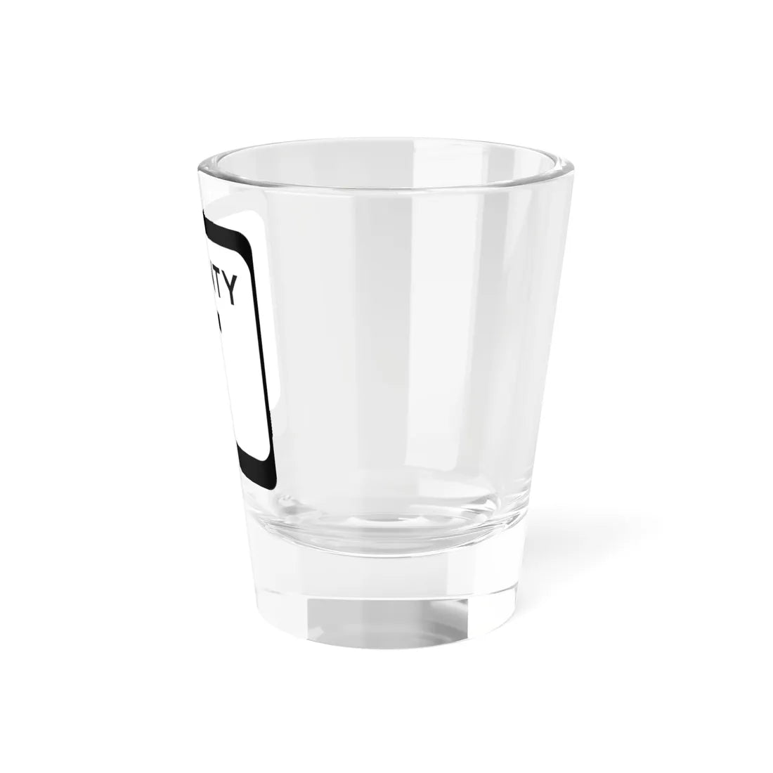 WIS County F (Wisconsin) (Road Sign) Shot Glass 1.5oz - Go Mug Yourself