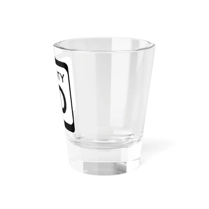 WIS County FD (Wisconsin) (Road Sign) Shot Glass 1.5oz - Go Mug Yourself