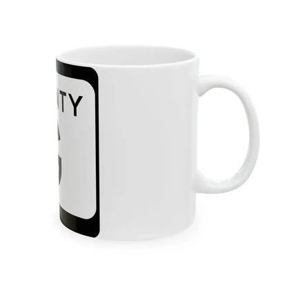 WIS County G (Wisconsin) (Road Sign) White Coffee Mug - Go Mug Yourself