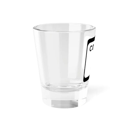 WIS County I (Wisconsin) (Road Sign) Shot Glass 1.5oz - Go Mug Yourself