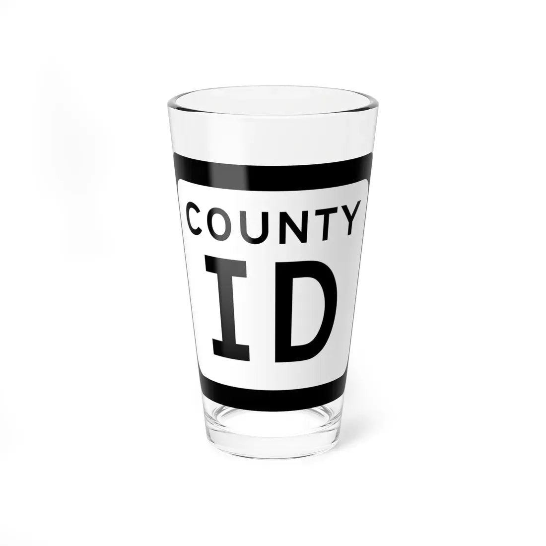 WIS County ID (Wisconsin) (Road Sign) Pint Glass 16oz 16oz - Go Mug Yourself