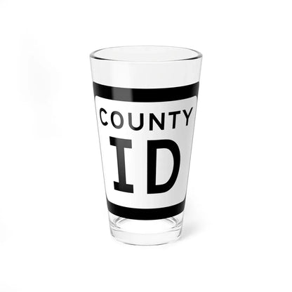 WIS County ID (Wisconsin) (Road Sign) Pint Glass 16oz 16oz - Go Mug Yourself