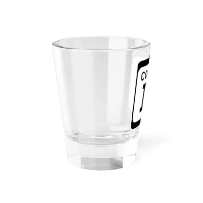 WIS County ID (Wisconsin) (Road Sign) Shot Glass 1.5oz - Go Mug Yourself