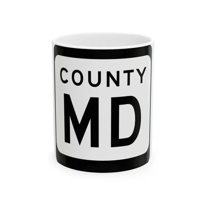 WIS County MD (Wisconsin) (Road Sign) White Coffee Mug 11oz - Go Mug Yourself