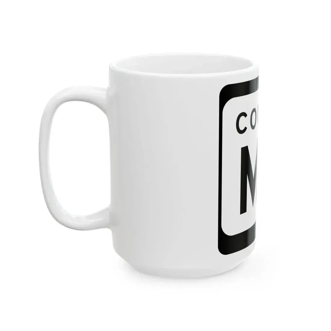 WIS County MD (Wisconsin) (Road Sign) White Coffee Mug - Go Mug Yourself