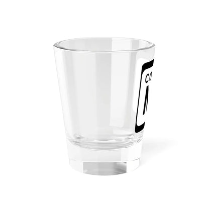 WIS County MS (Wisconsin) (Road Sign) Shot Glass 1.5oz - Go Mug Yourself