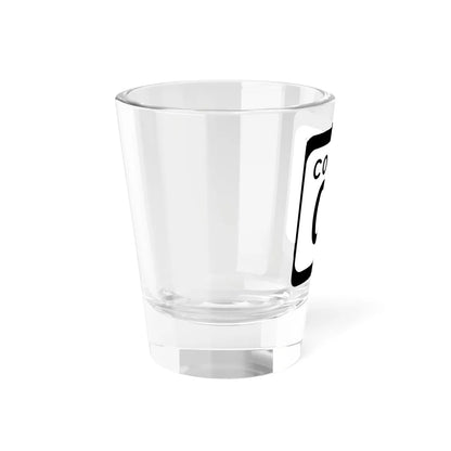 WIS County OS (Wisconsin) (Road Sign) Shot Glass 1.5oz - Go Mug Yourself