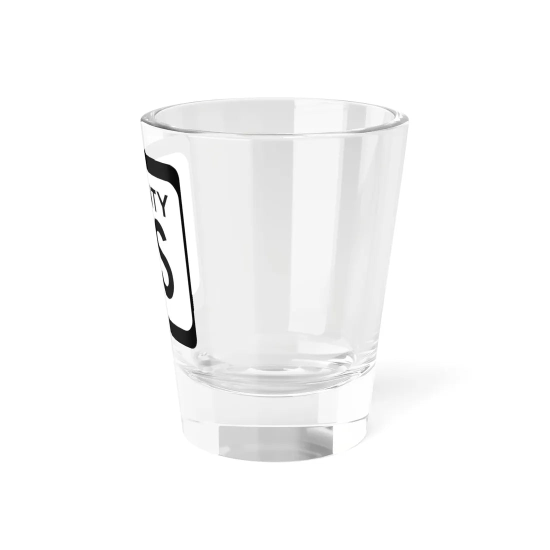 WIS County OS (Wisconsin) (Road Sign) Shot Glass 1.5oz - Go Mug Yourself