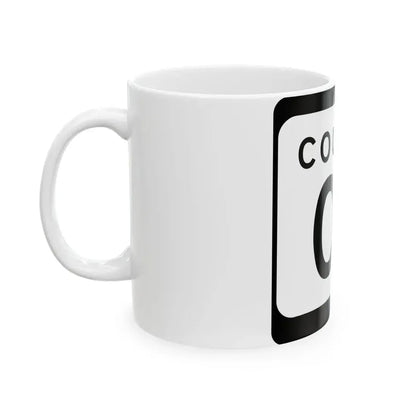 WIS County OT (Wisconsin) (Road Sign) White Coffee Mug - Go Mug Yourself