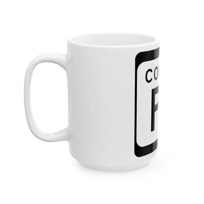 WIS County PC (Wisconsin) (Road Sign) White Coffee Mug - Go Mug Yourself