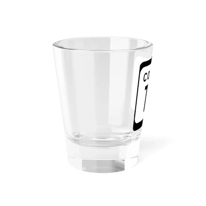 WIS County TA (Wisconsin) (Road Sign) Shot Glass 1.5oz - Go Mug Yourself