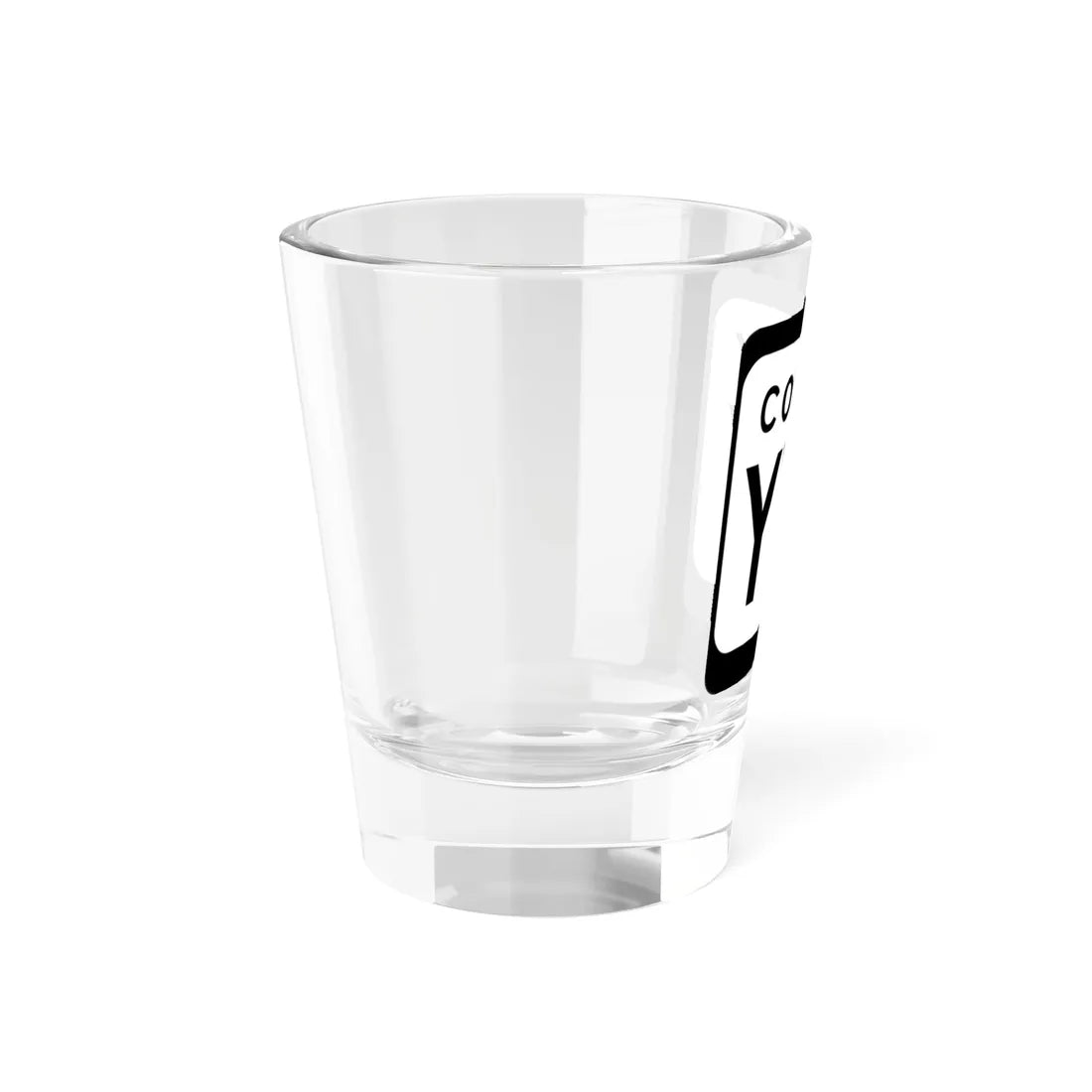 WIS County YYY (Wisconsin) (Road Sign) Shot Glass 1.5oz - Go Mug Yourself