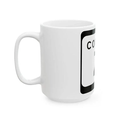 WIS County Z (Wisconsin) (Road Sign) White Coffee Mug - Go Mug Yourself