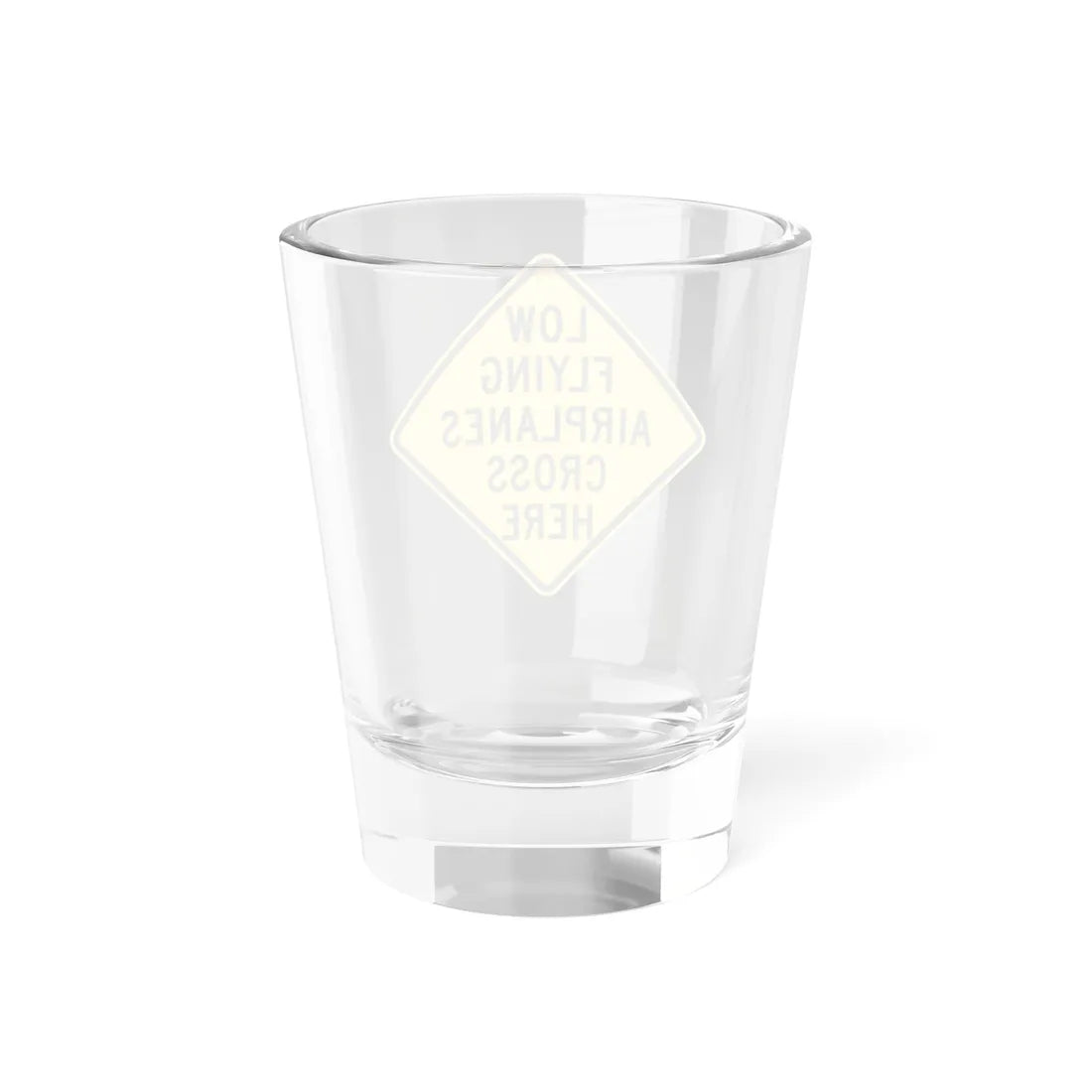 WISDOT W11-58 (Wisconsin) (Road Sign) Shot Glass 1.5oz - Go Mug Yourself