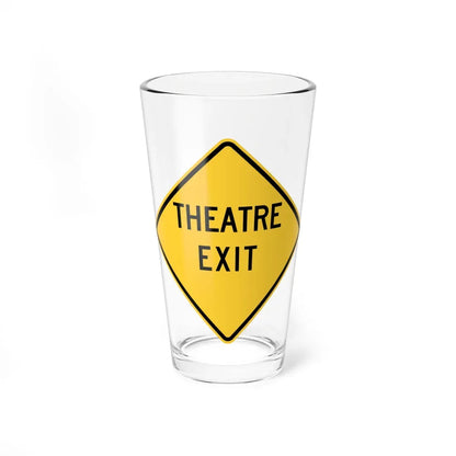 WISDOT W56-51 (Wisconsin) (Road Sign) Pint Glass 16oz 16oz - Go Mug Yourself