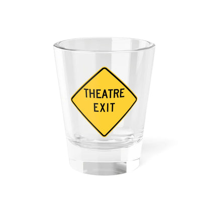 WISDOT W56-51 (Wisconsin) (Road Sign) Shot Glass 1.5oz 1.5oz - Go Mug Yourself