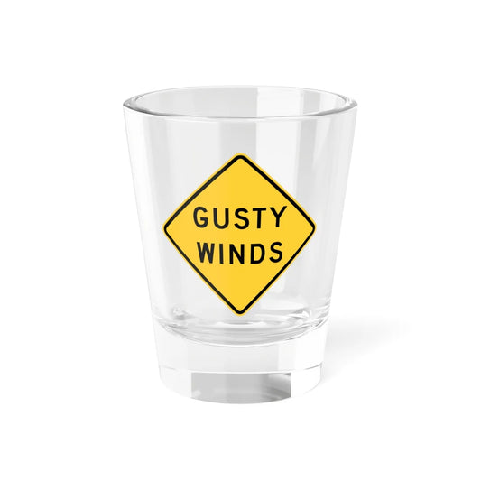WISDOT W8-72 (Wisconsin) (Road Sign) Shot Glass 1.5oz 1.5oz - Go Mug Yourself