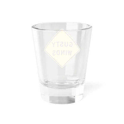 WISDOT W8-72 (Wisconsin) (Road Sign) Shot Glass 1.5oz - Go Mug Yourself