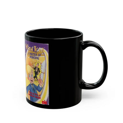 WISH KID A MATTER OF PRINCIPAL (VHS COVER) - Black Coffee Mug - Go Mug Yourself