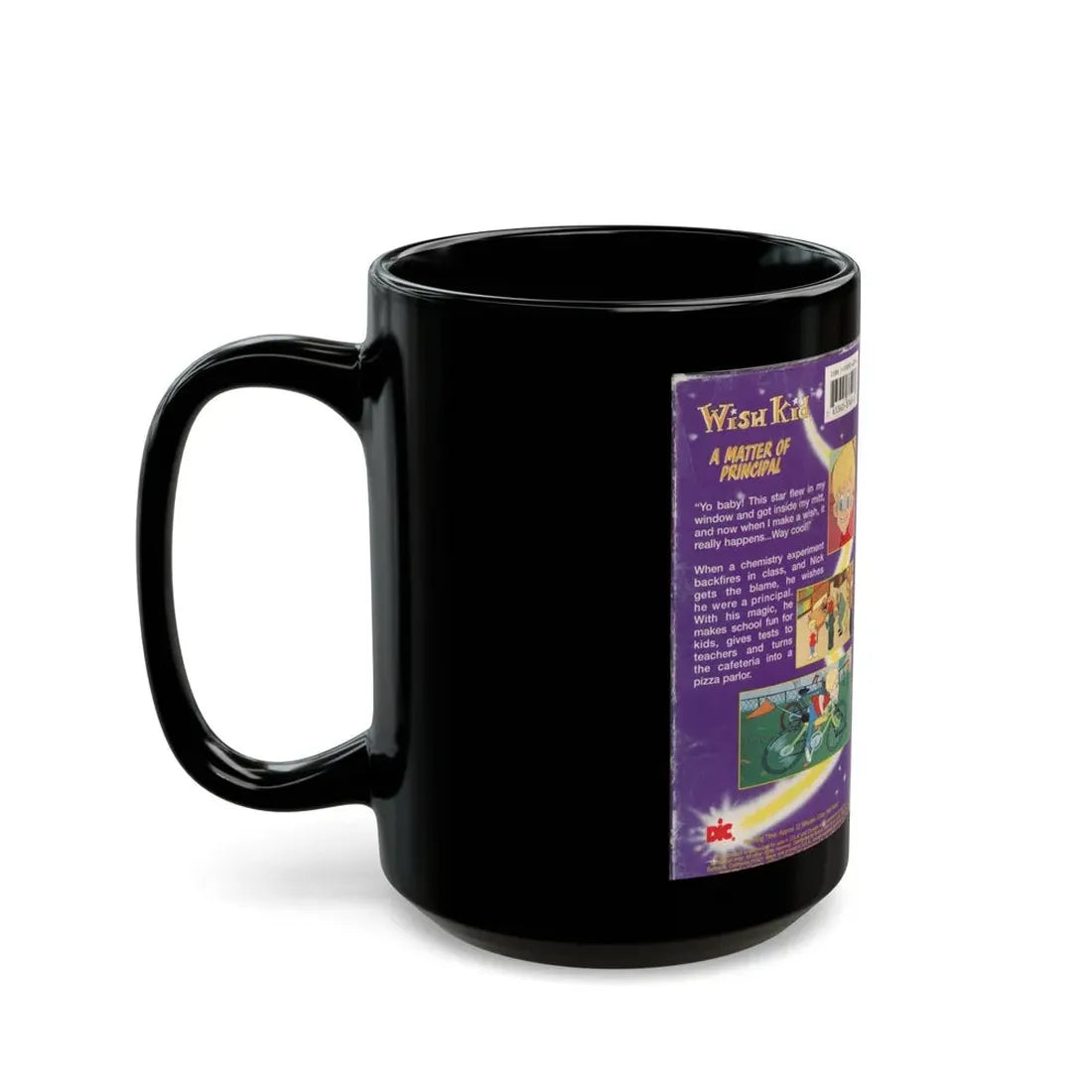 WISH KID A MATTER OF PRINCIPAL (VHS COVER) - Black Coffee Mug - Go Mug Yourself