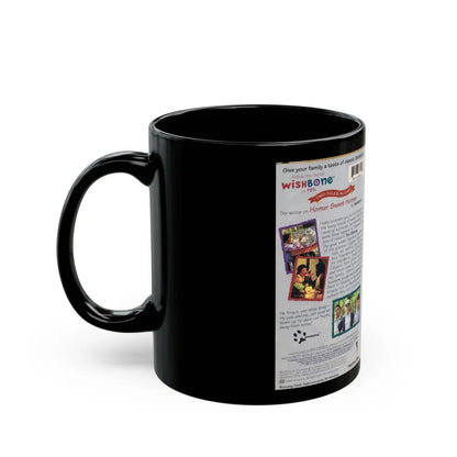WISHBONE HOMER SWEET HOMER (VHS COVER) - Black Coffee Mug - Go Mug Yourself