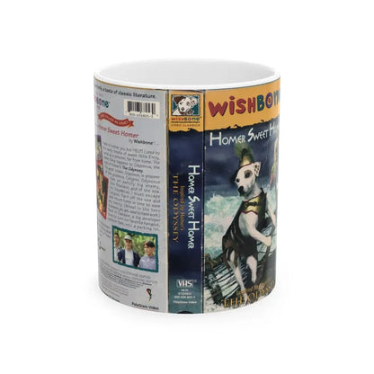 WISHBONE HOMER SWEET HOMER (VHS COVER) - White Coffee Mug 11oz - Go Mug Yourself