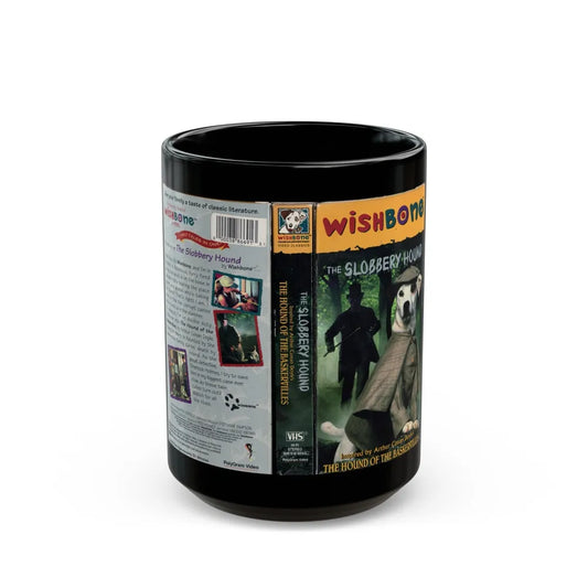 WISHBONE THE SLOBBERY HOUND (VHS COVER) - Black Coffee Mug-15oz-Go Mug Yourself