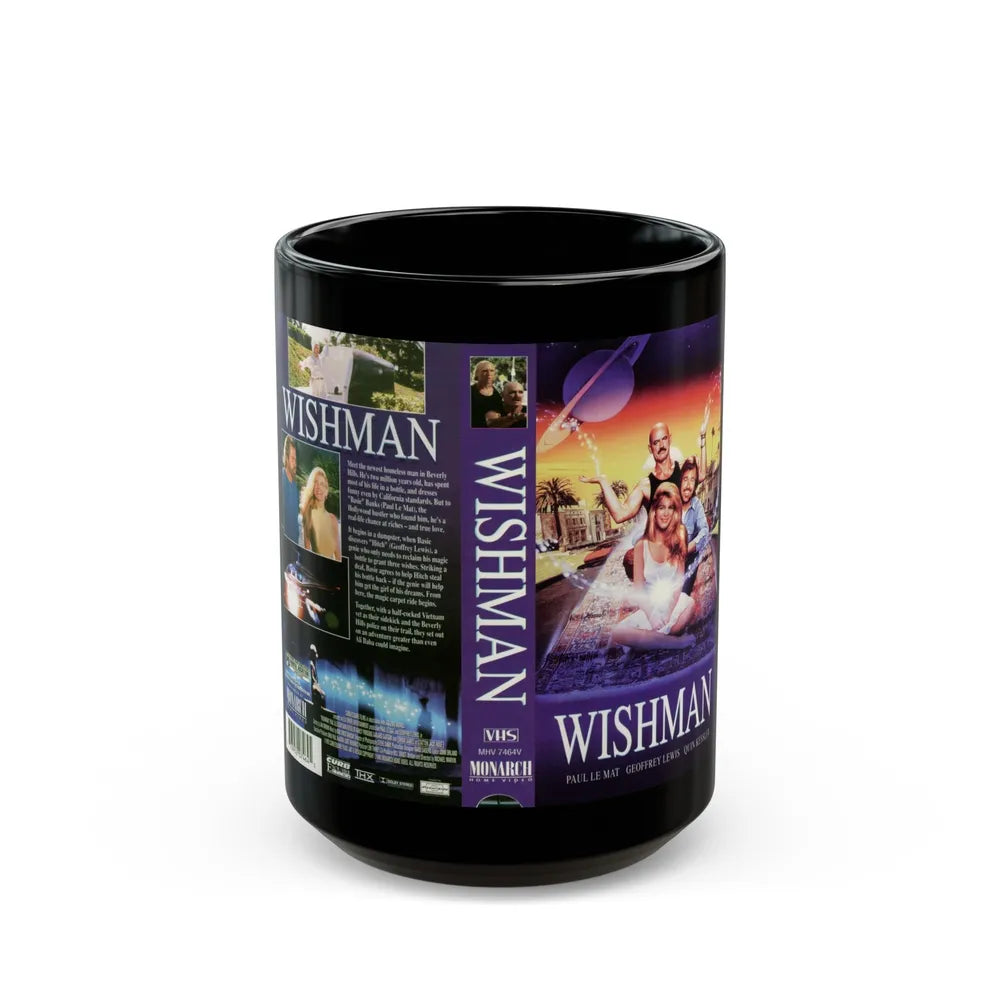 WISHMAN (VHS COVER) - Black Coffee Mug-15oz-Go Mug Yourself