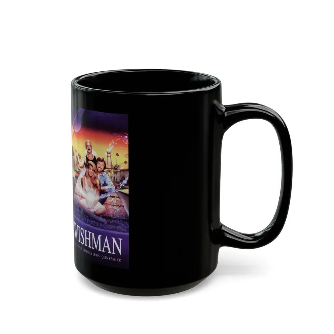 WISHMAN (VHS COVER) - Black Coffee Mug - Go Mug Yourself