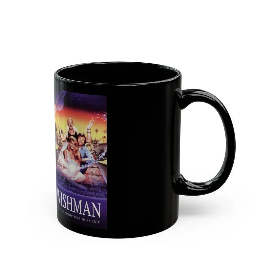 WISHMAN (VHS COVER) - Black Coffee Mug - Go Mug Yourself