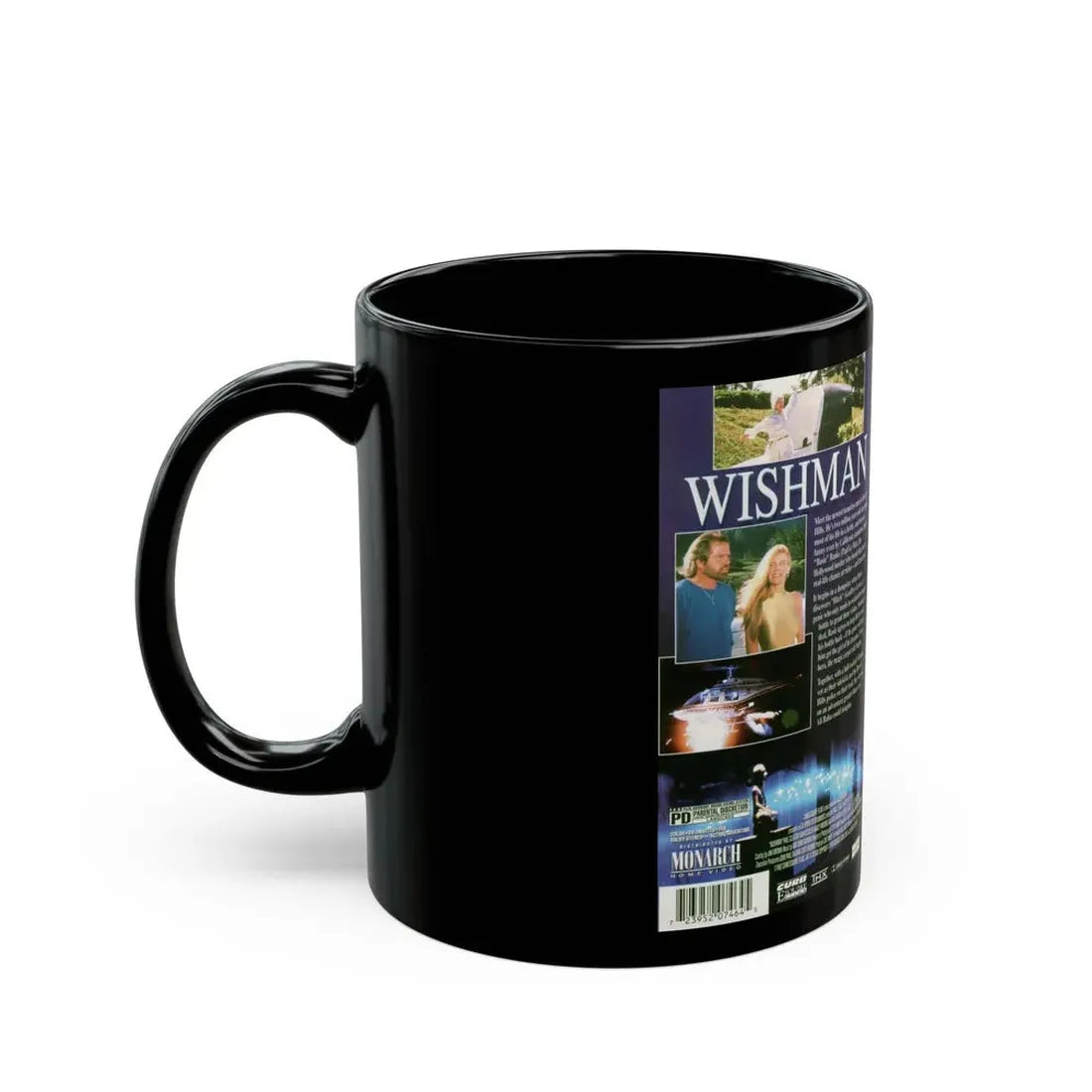 WISHMAN (VHS COVER) - Black Coffee Mug - Go Mug Yourself