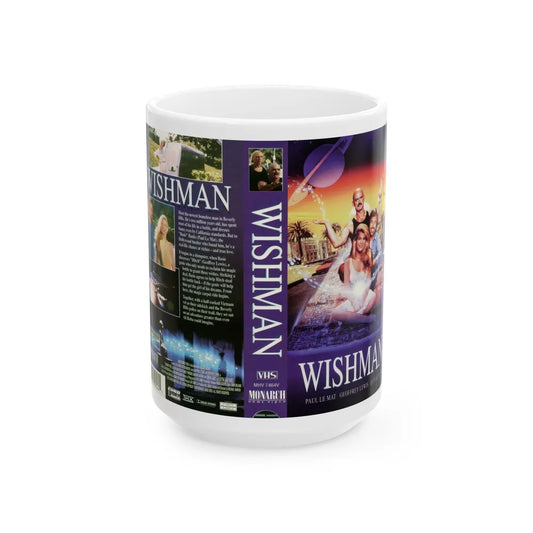 WISHMAN (VHS COVER) - White Coffee Mug-15oz-Go Mug Yourself