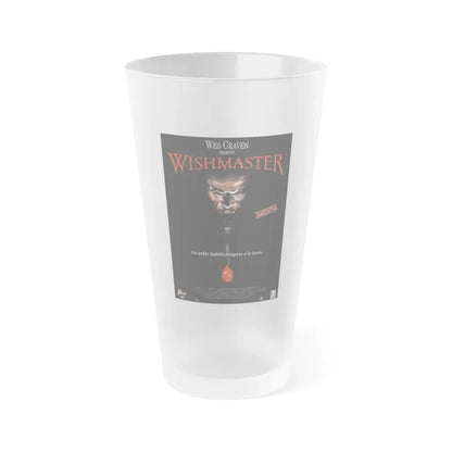WISHMASTER 1997 Movie Poster - Frosted Pint Glass 16oz 16oz Frosted - Go Mug Yourself