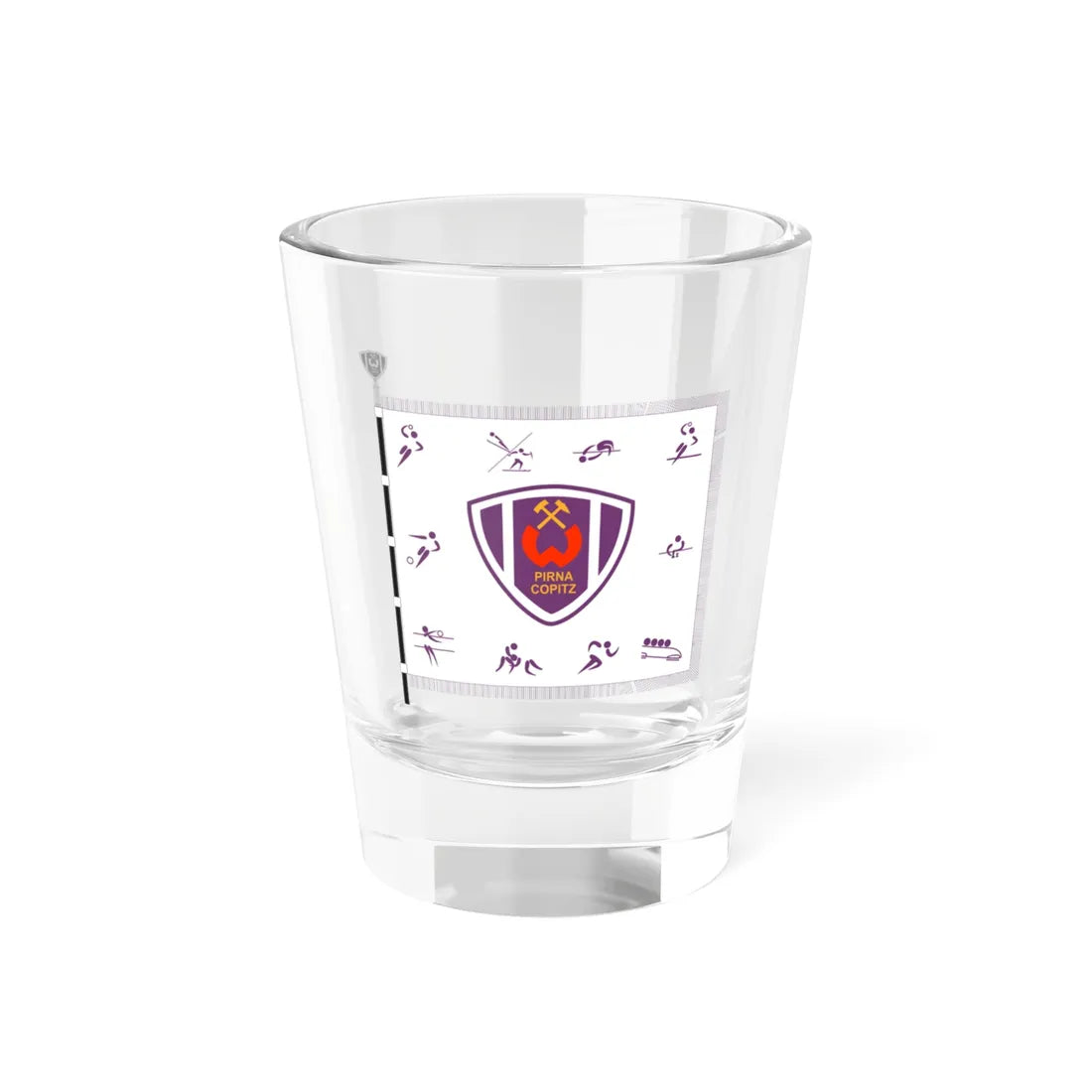 Wismut Pirna Copitz (Germany) Shot Glass 1.5oz 1.5oz - Go Mug Yourself