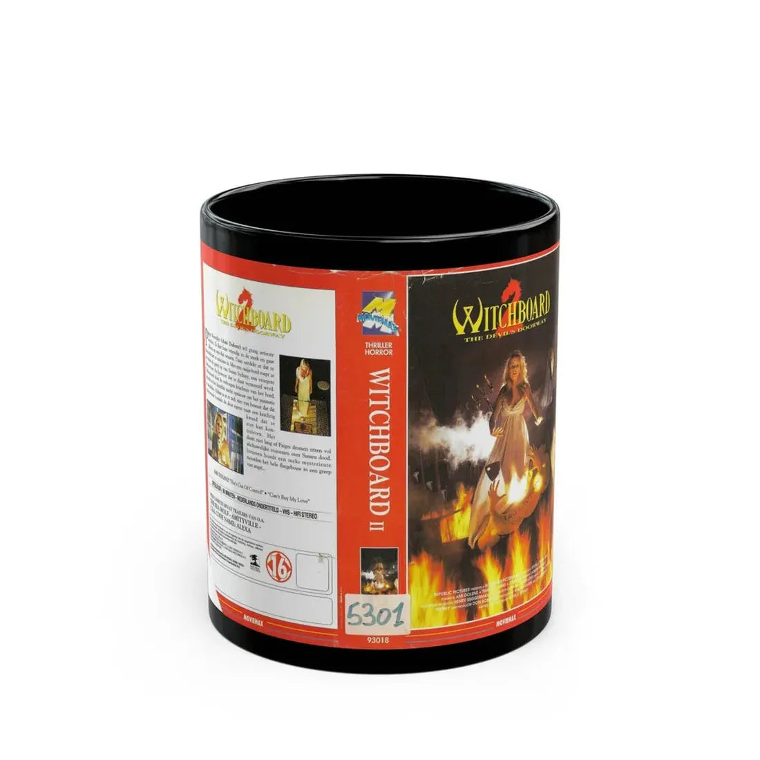 WITCHBOARD 2 (VHS COVER) - Black Coffee Mug 11oz - Go Mug Yourself