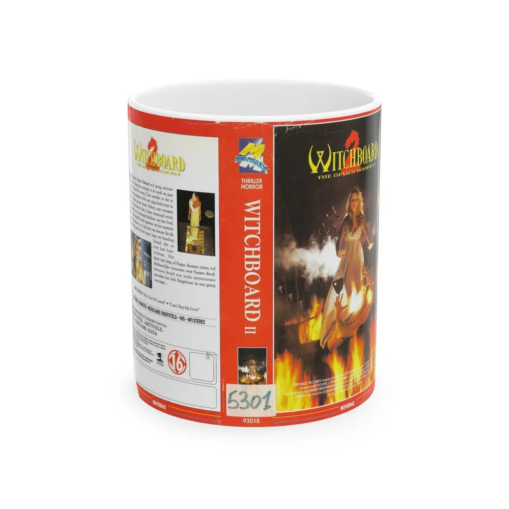 WITCHBOARD 2 (VHS COVER) - White Coffee Mug-11oz-Go Mug Yourself